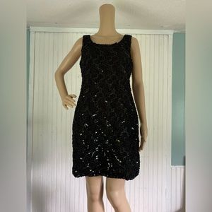 Sparkly Black Cocktail Dress